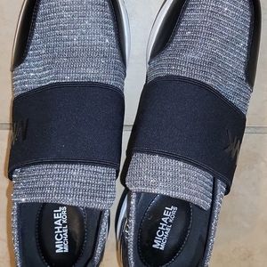 Michael Kors Grey Metallic Sneakers